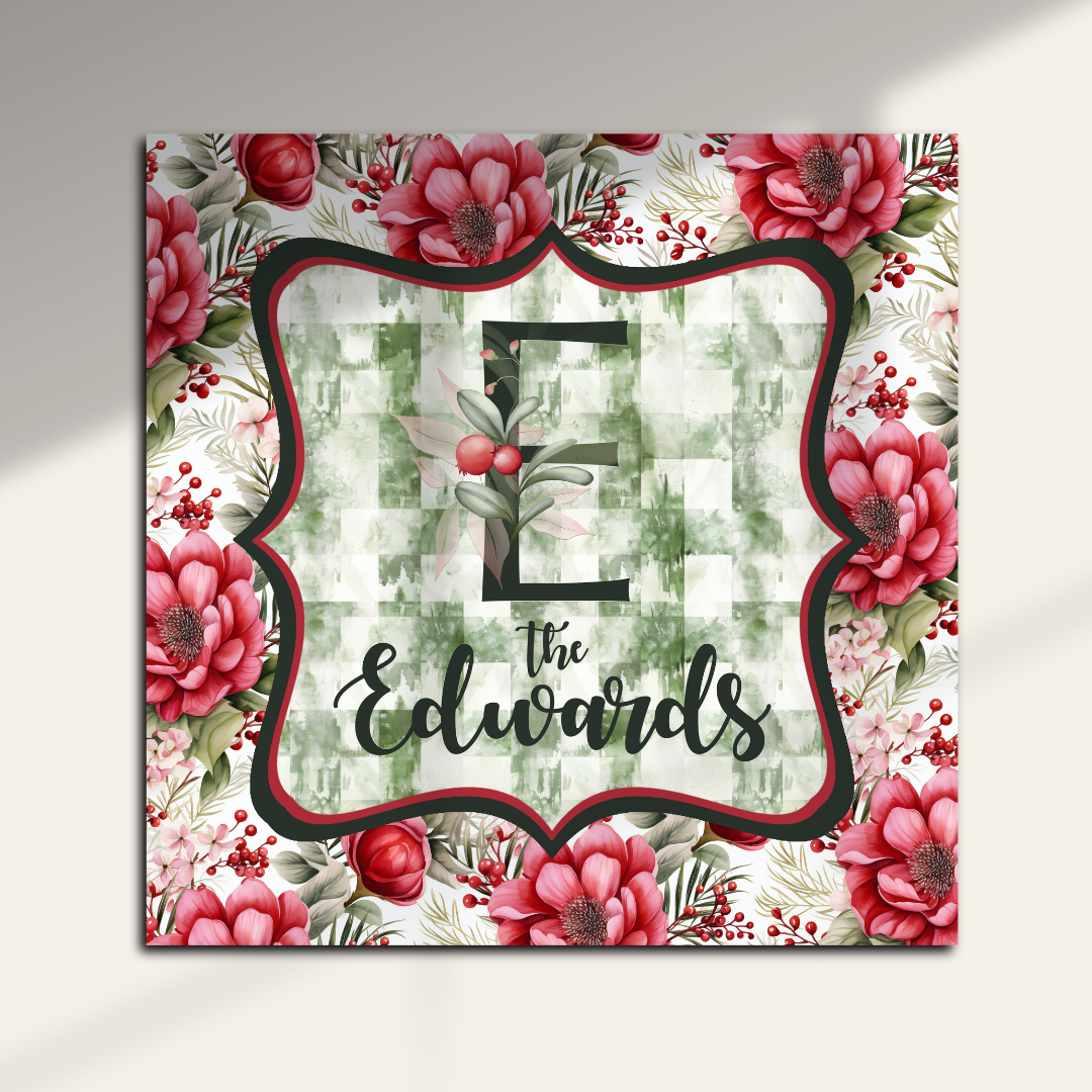 Edwards Canvas | Last Name Personalization