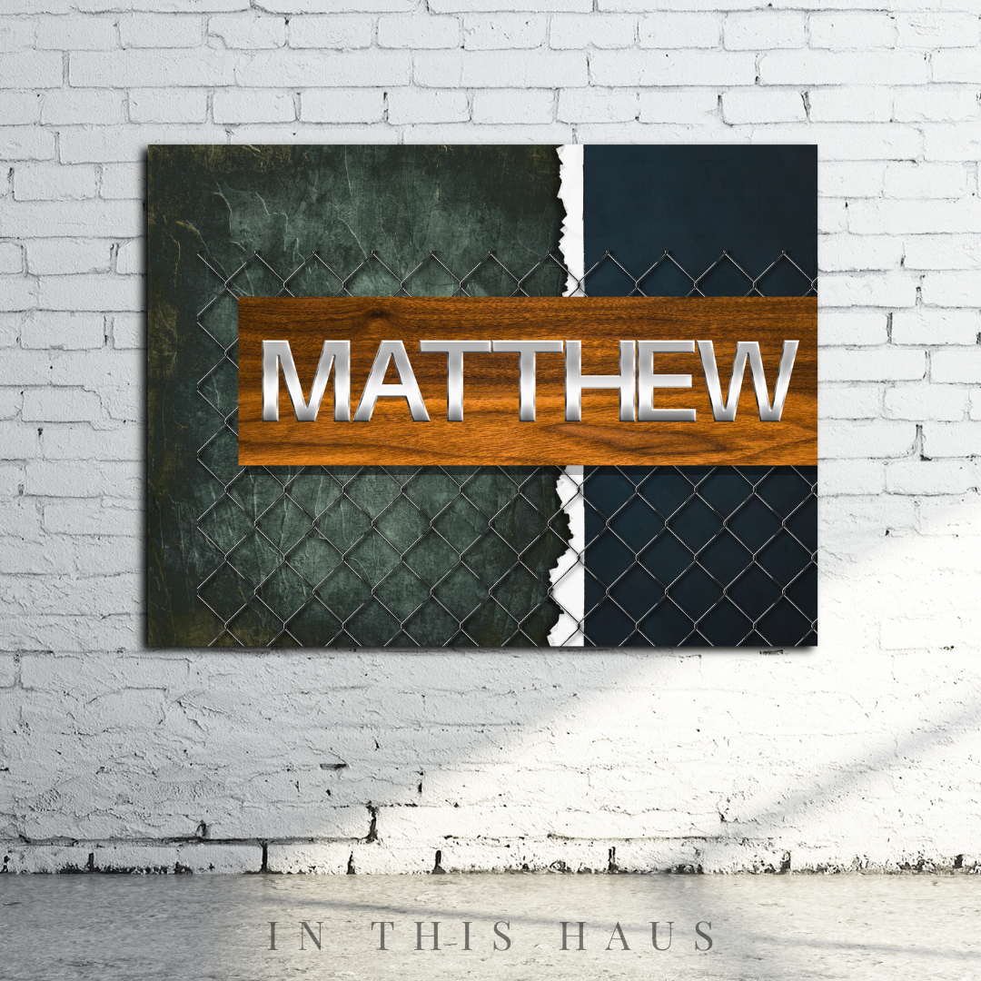 Matthew Canvas | First or Last Name Personalization