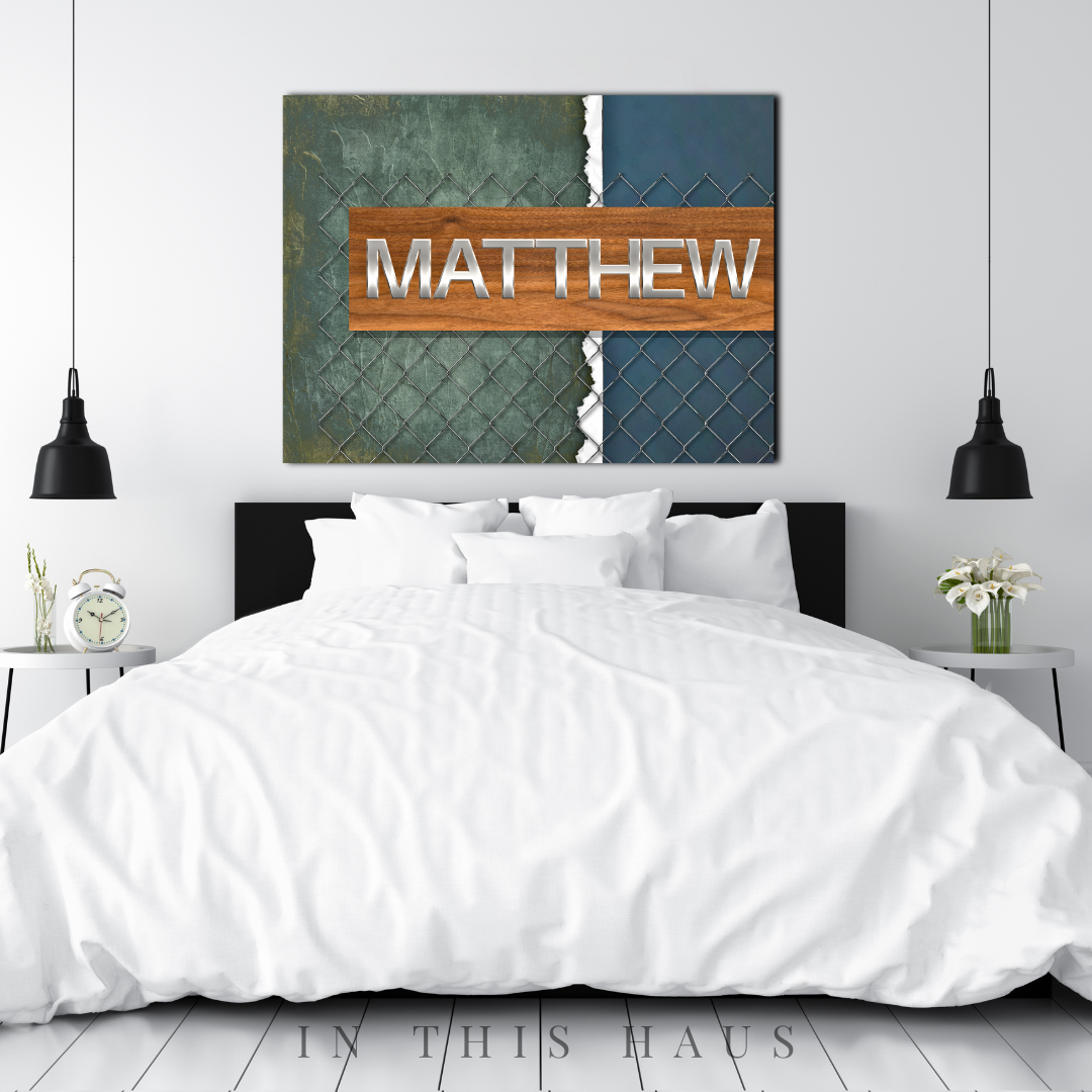 Matthew Canvas | First or Last Name Personalization