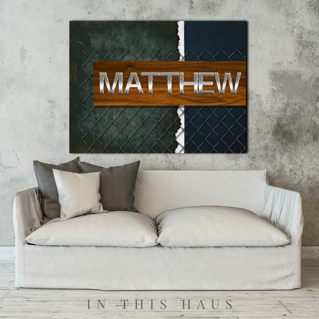 Matthew Canvas | First or Last Name Personalization