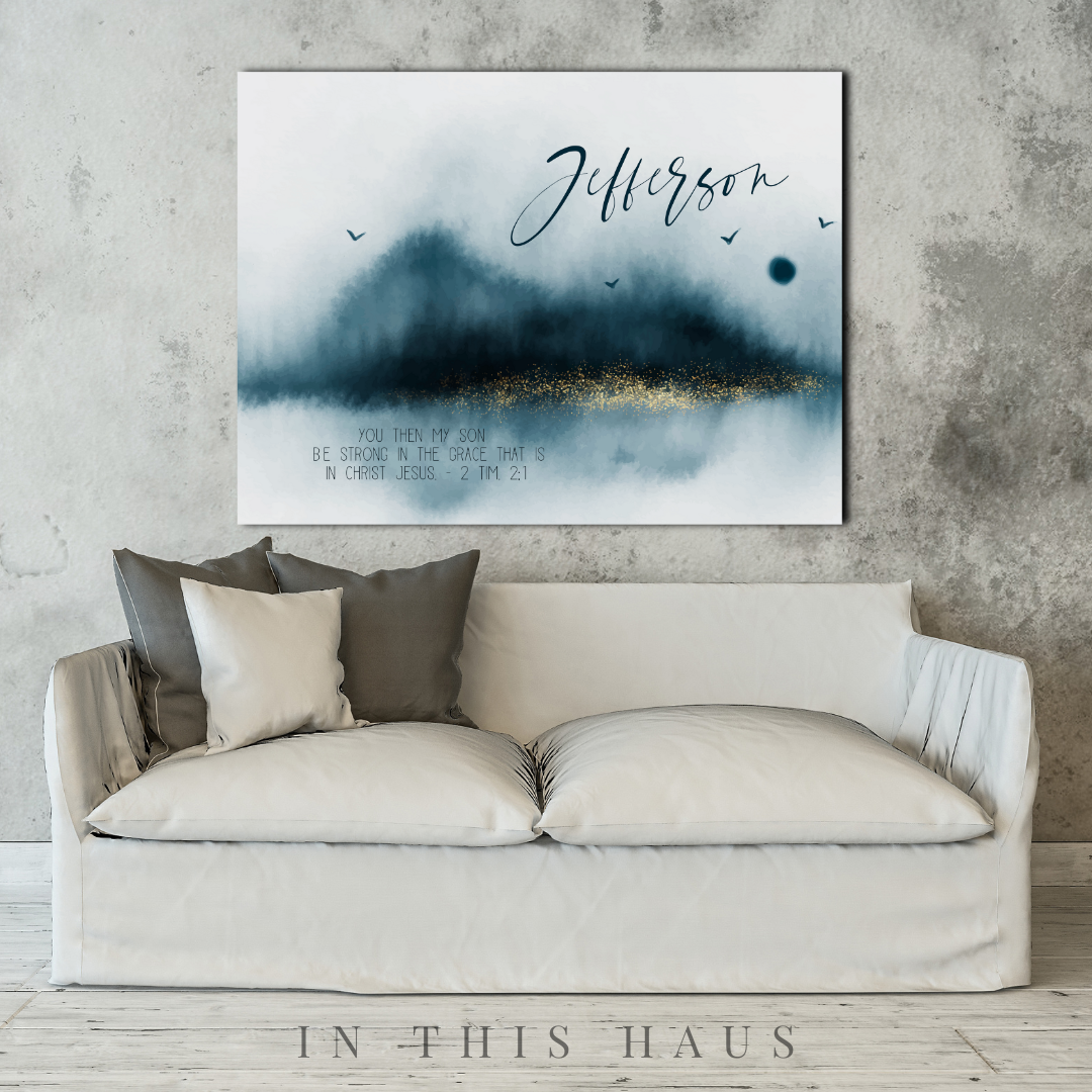 Jefferson Canvas | First or Last Name Personalization