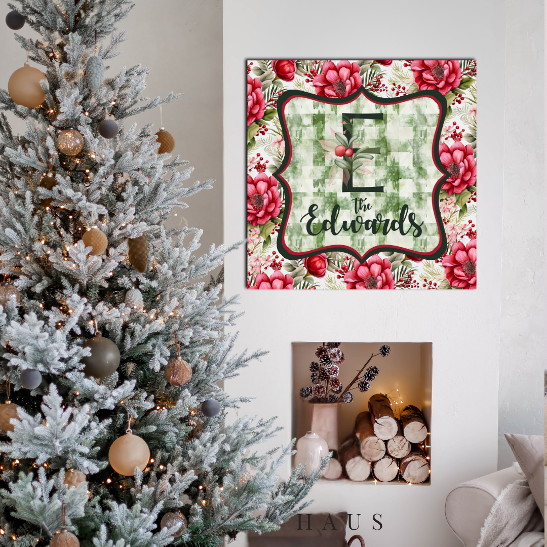 Edwards Canvas | Last Name Personalization