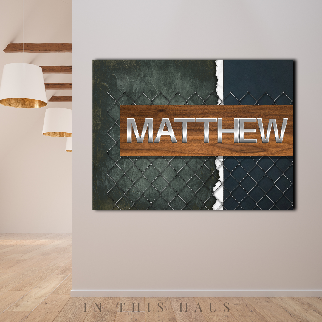Matthew Canvas | First or Last Name Personalization