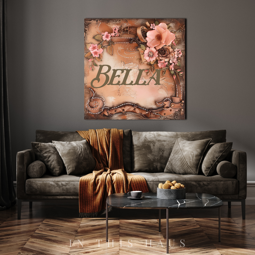 Gift-ready packaging for the Bella Canvas, perfect for Western-themed gifts.