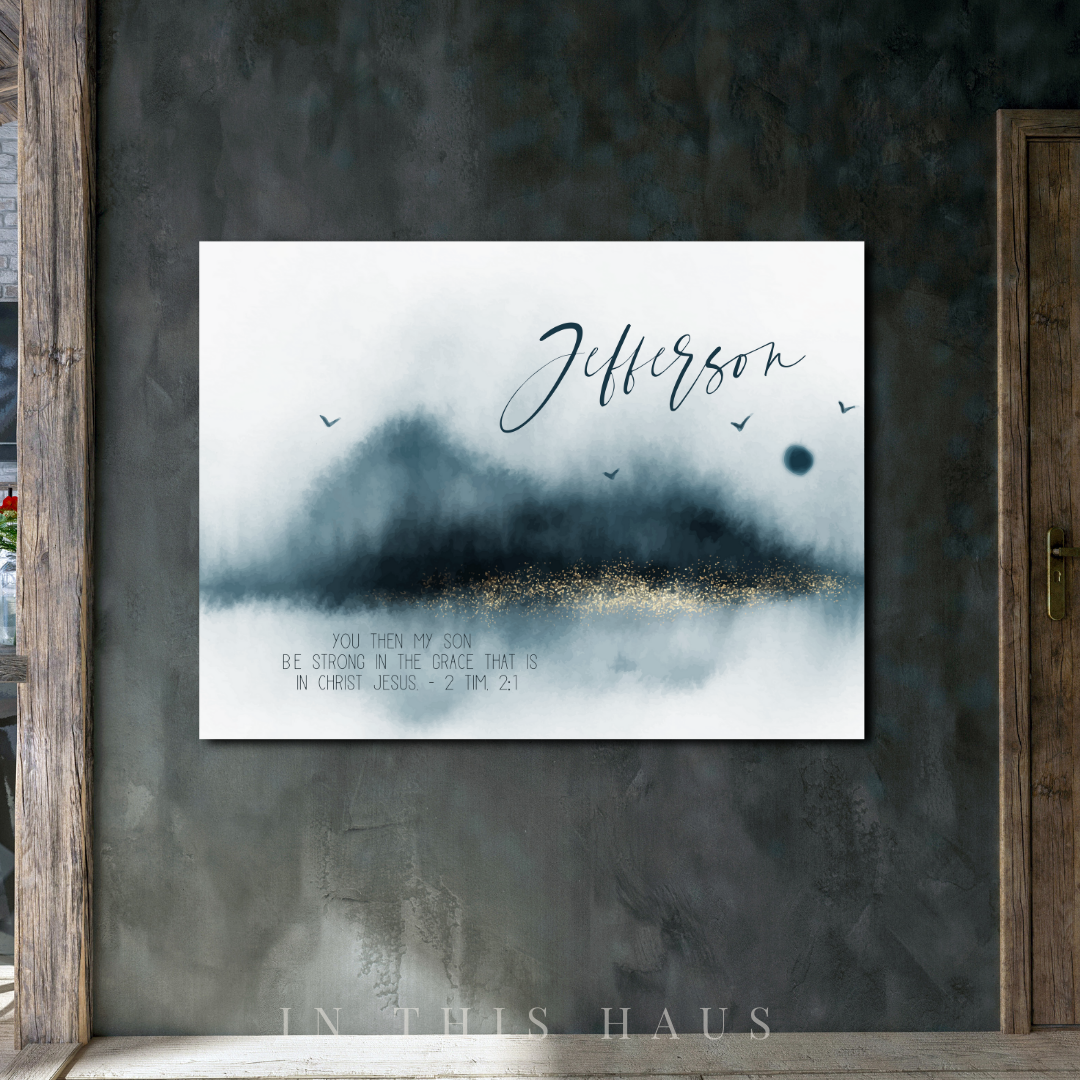 Jefferson Canvas | First or Last Name Personalization