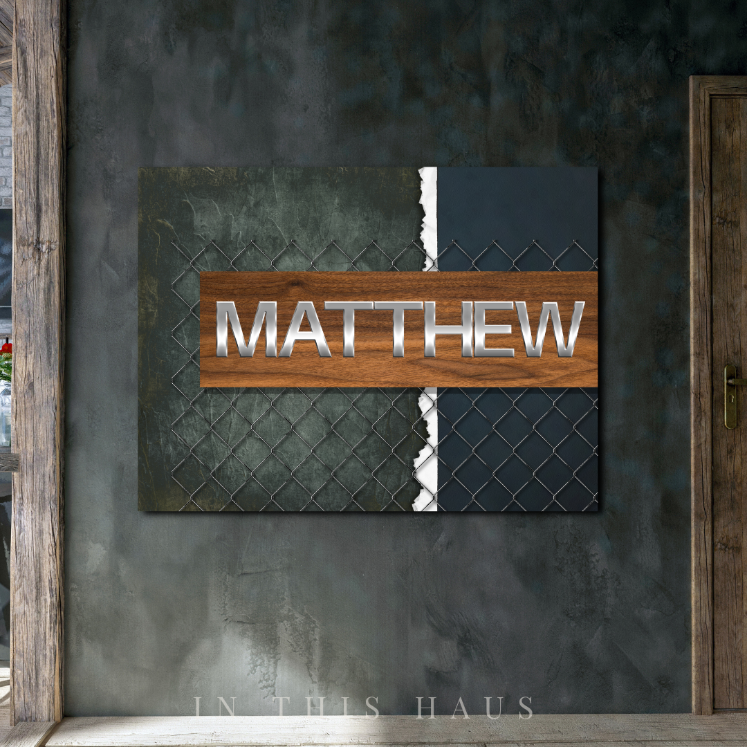 Matthew Canvas | First or Last Name Personalization
