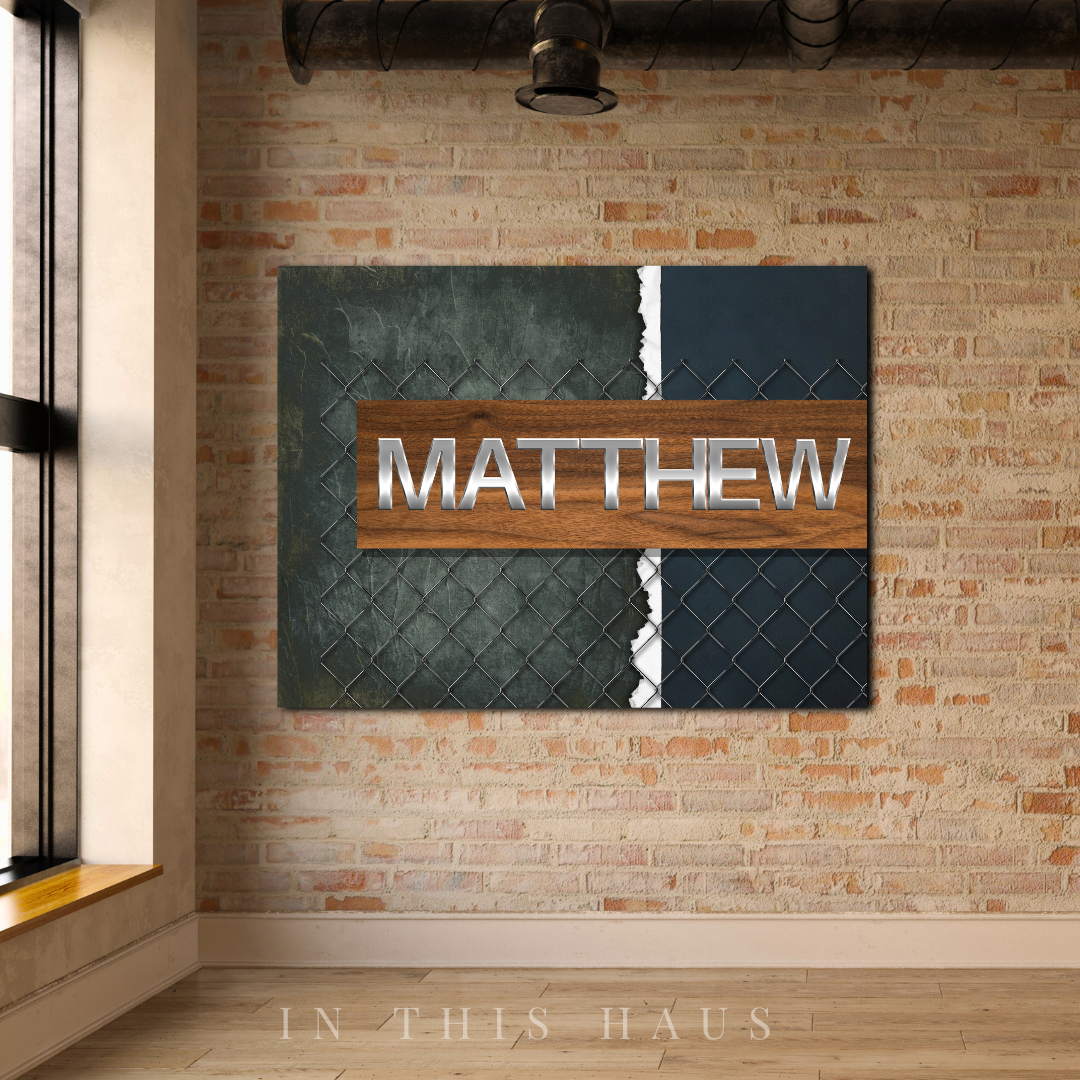 Matthew Canvas | First or Last Name Personalization