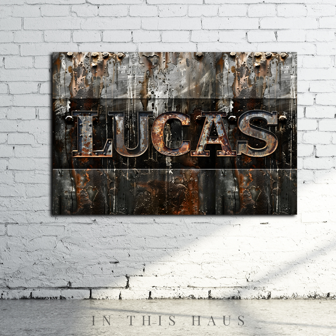 Gift-ready packaging for the personalized industrial metal letters sign, ideal for special occasions.