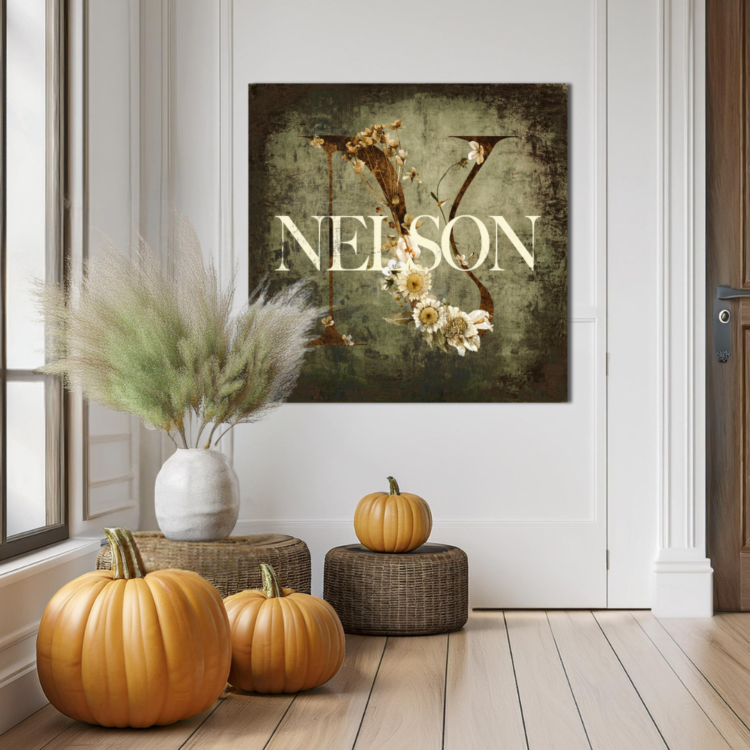 Nelson Canvas | Last Name Personalization