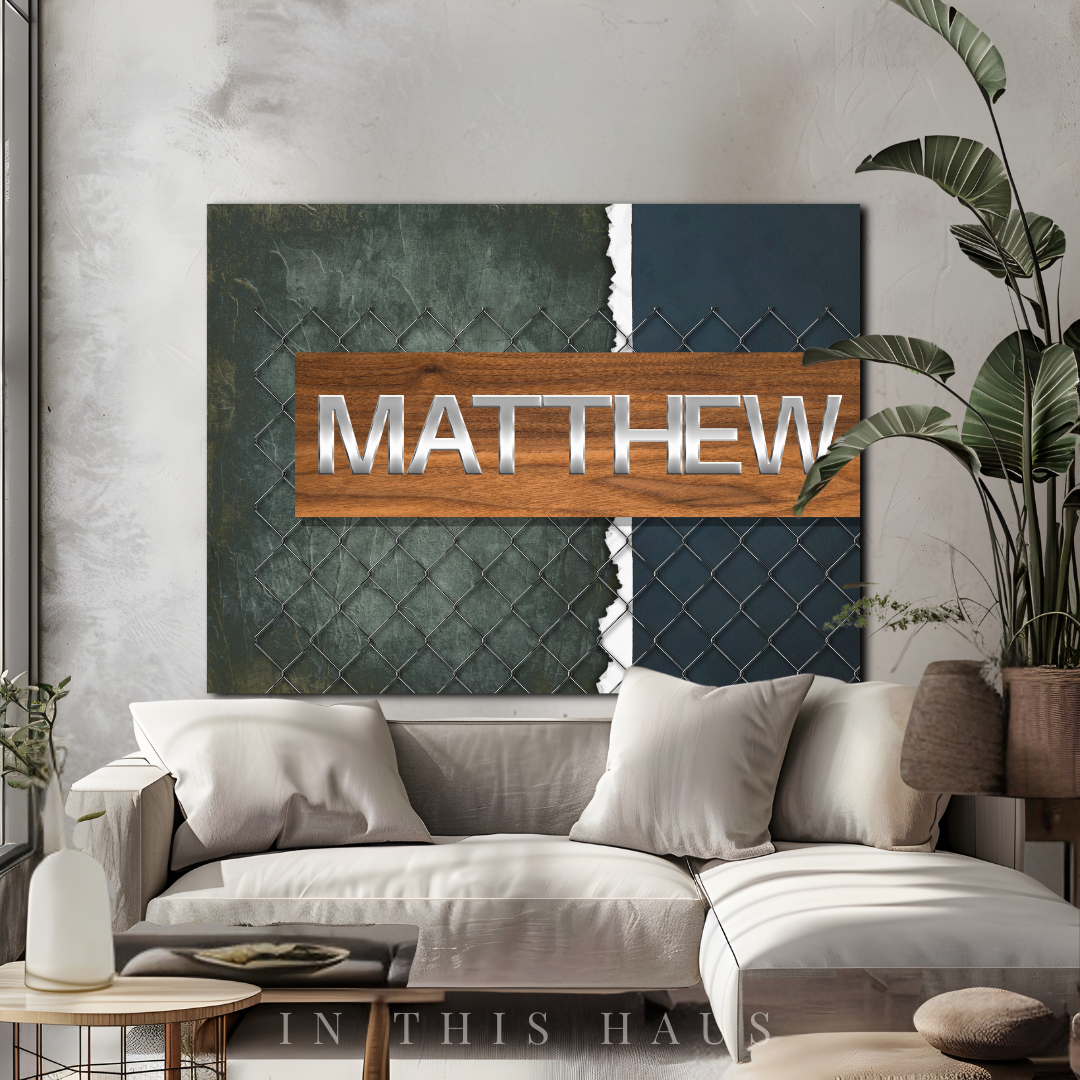 Matthew Canvas | First or Last Name Personalization