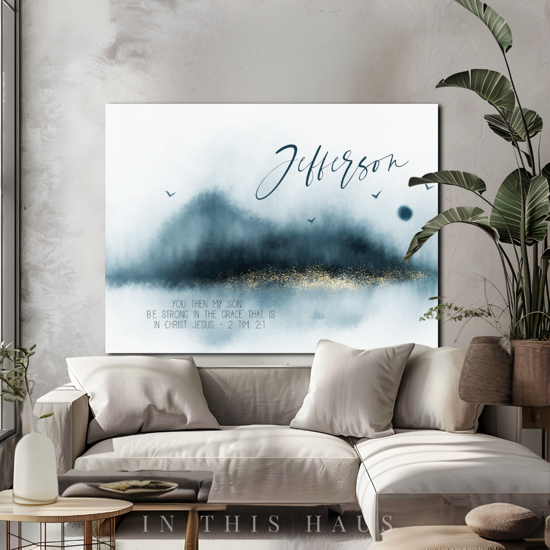 Jefferson Canvas | First or Last Name Personalization