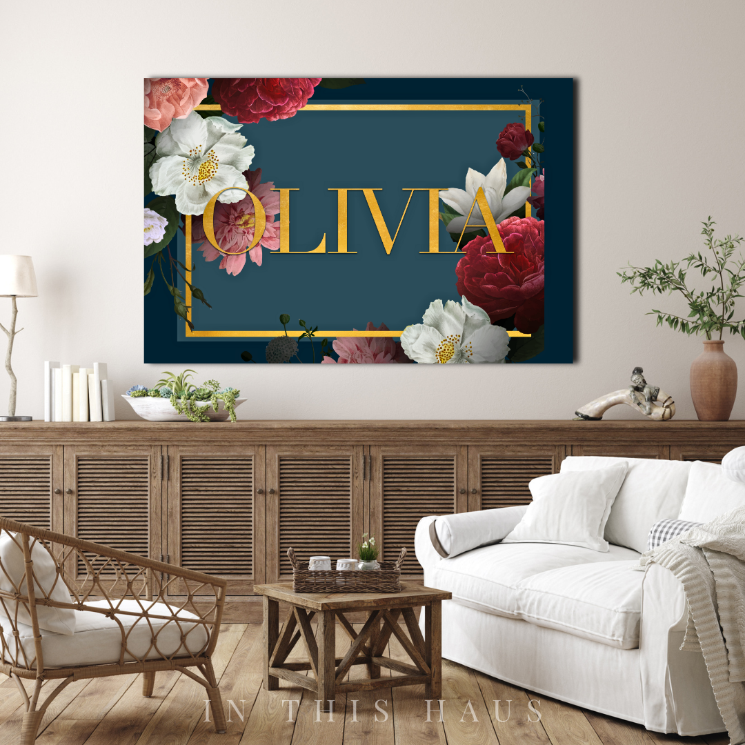 Olivia Canvas | First or Last Name Personalization