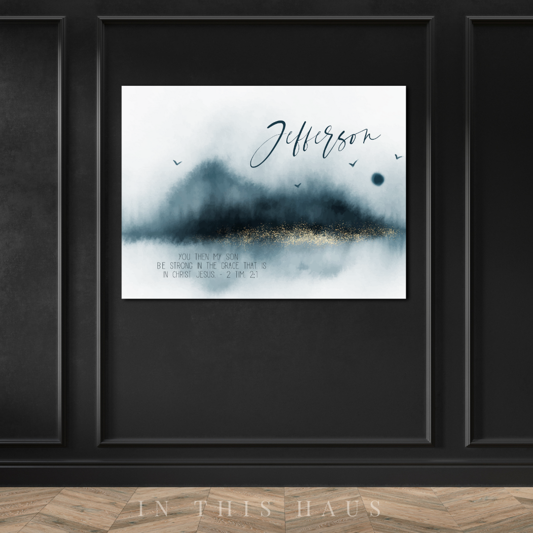 Jefferson Canvas | First or Last Name Personalization