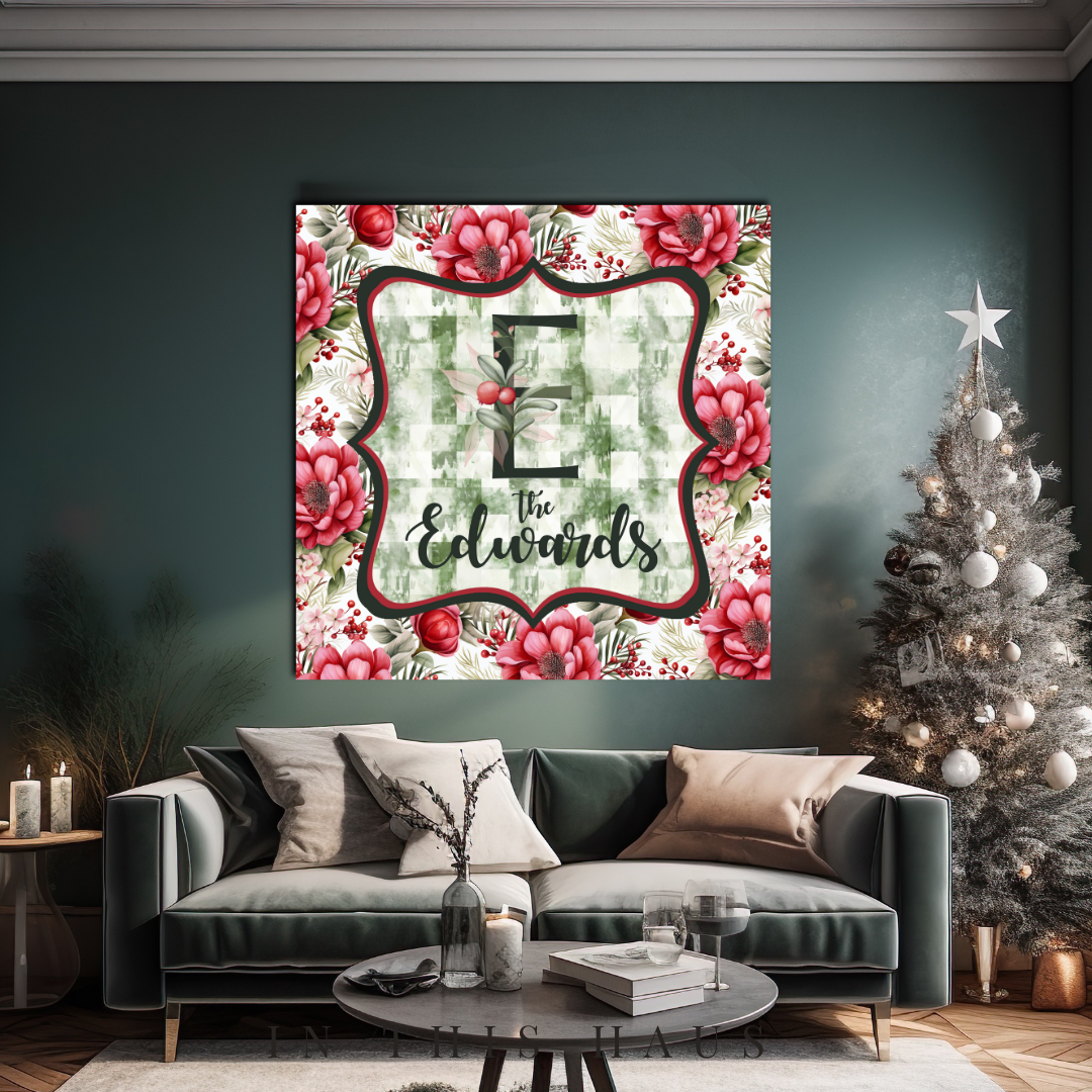 Edwards Canvas | Last Name Personalization