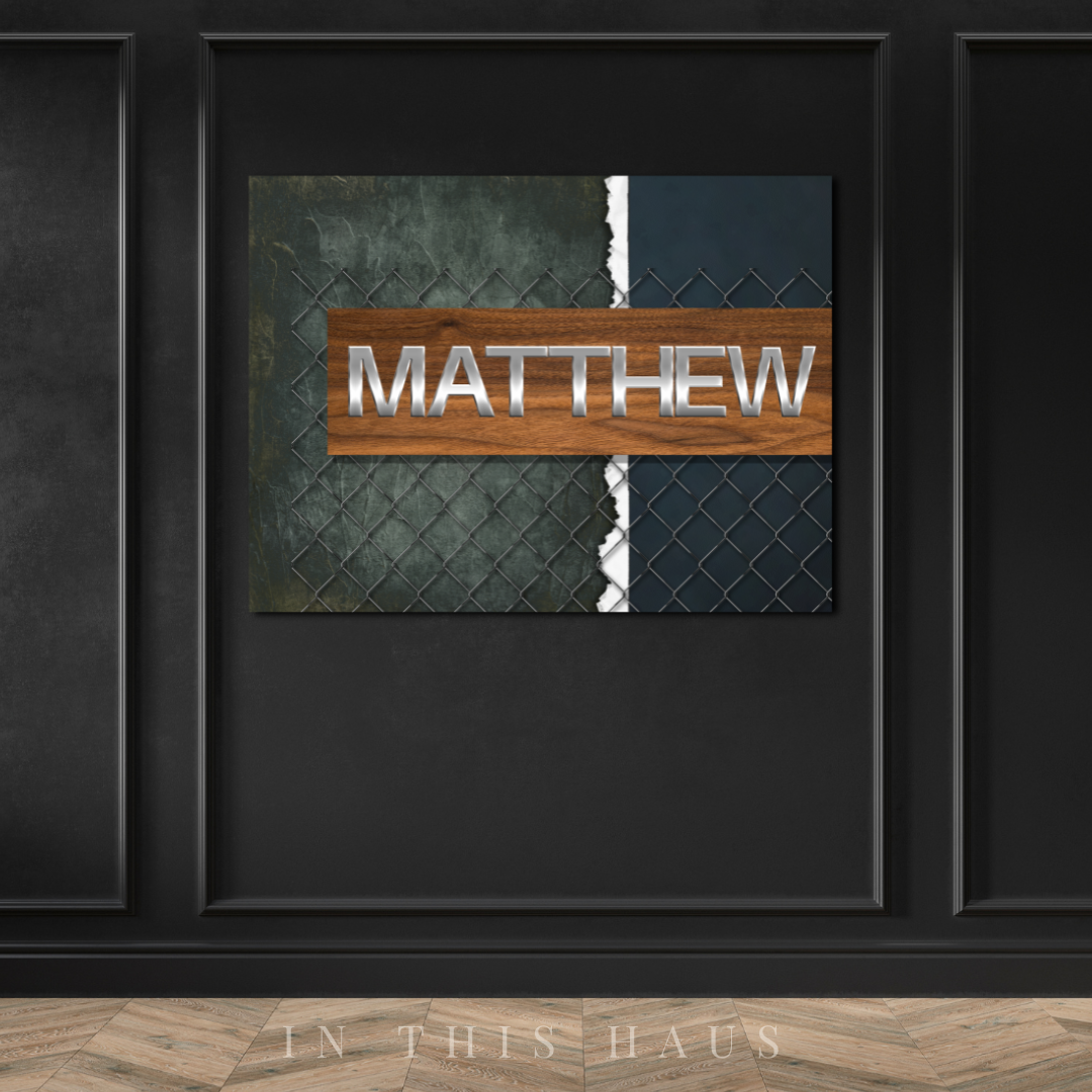 Matthew Canvas | First or Last Name Personalization