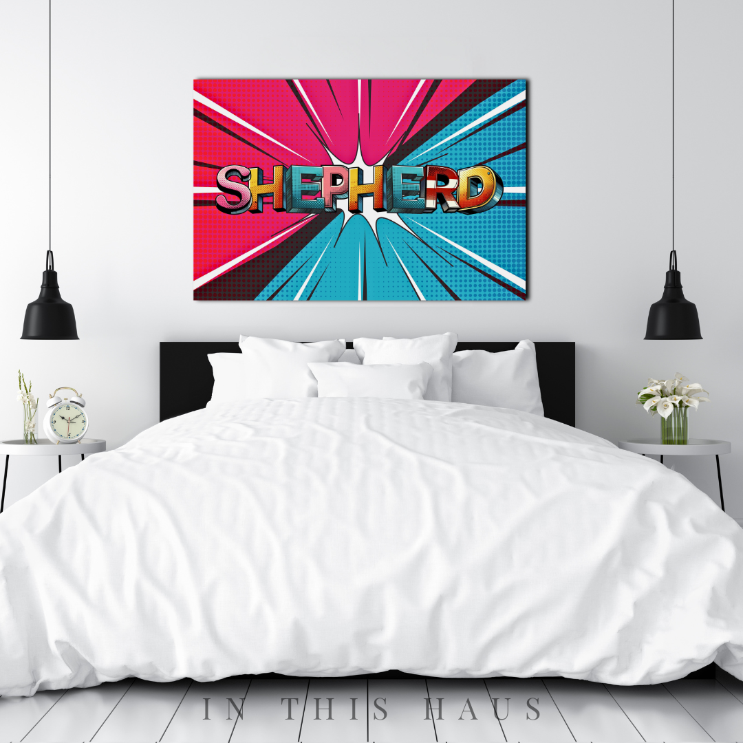 Fun and playful comic book name art for kids and teens.