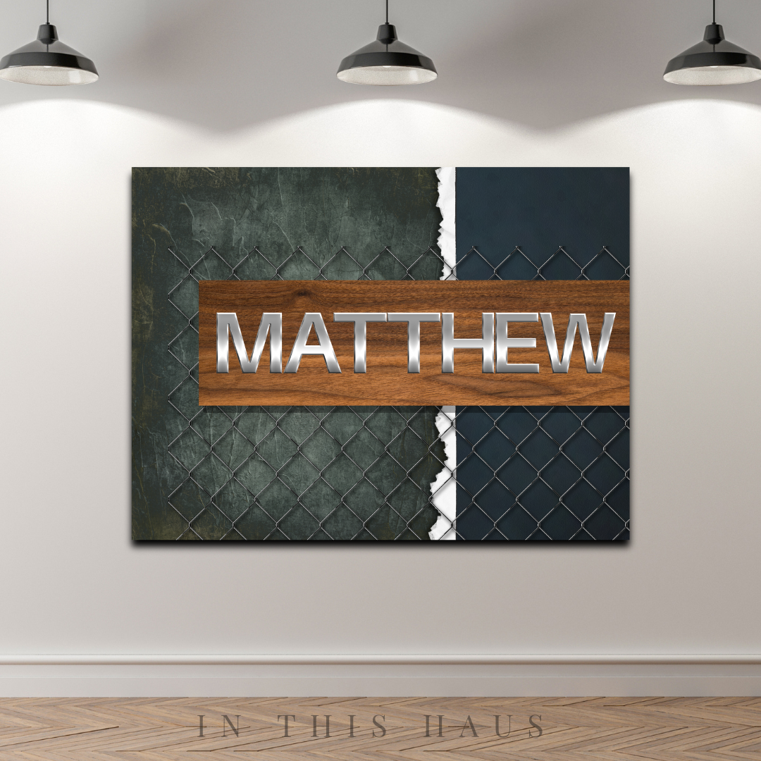 Matthew Canvas | First or Last Name Personalization