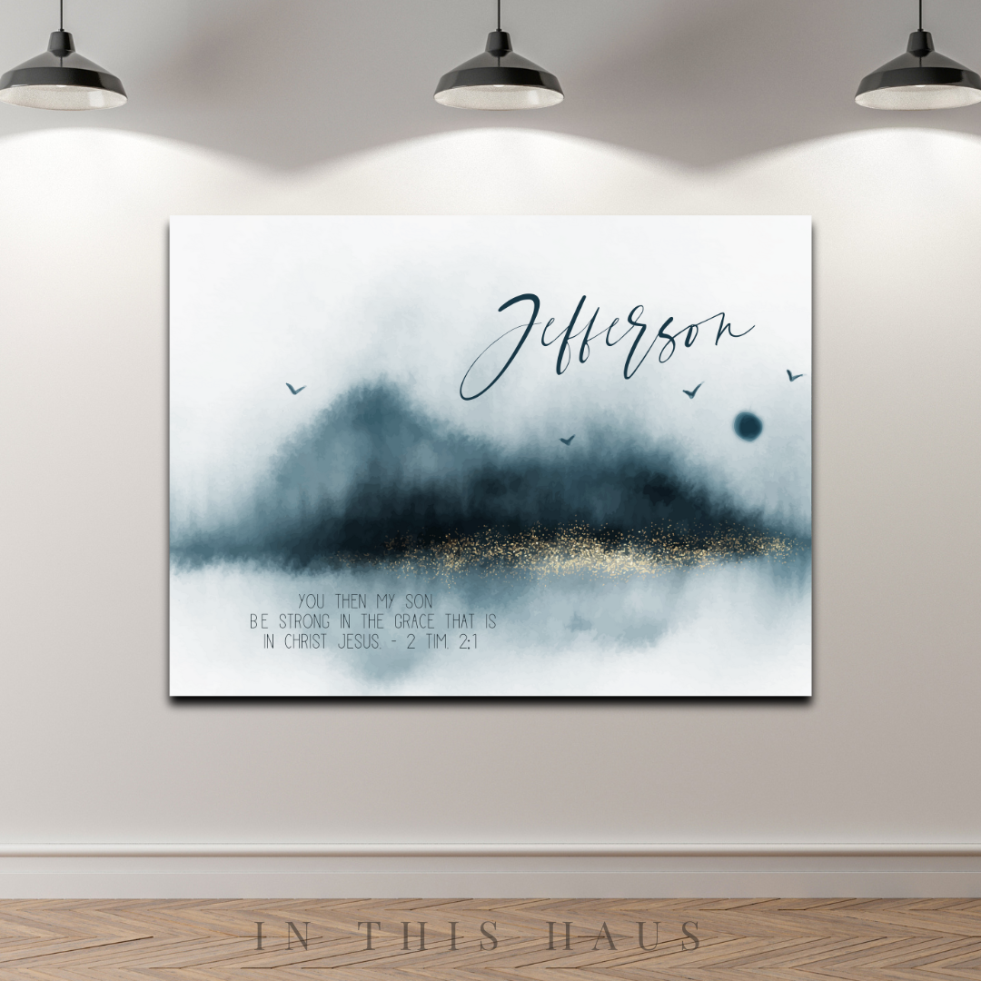 Jefferson Canvas | First or Last Name Personalization