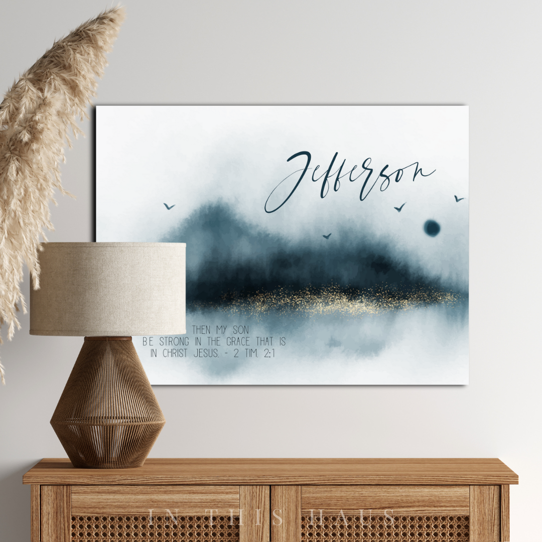 Jefferson Canvas | First or Last Name Personalization