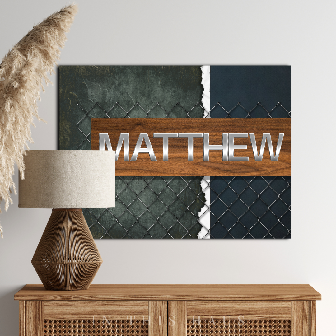 Matthew Canvas | First or Last Name Personalization