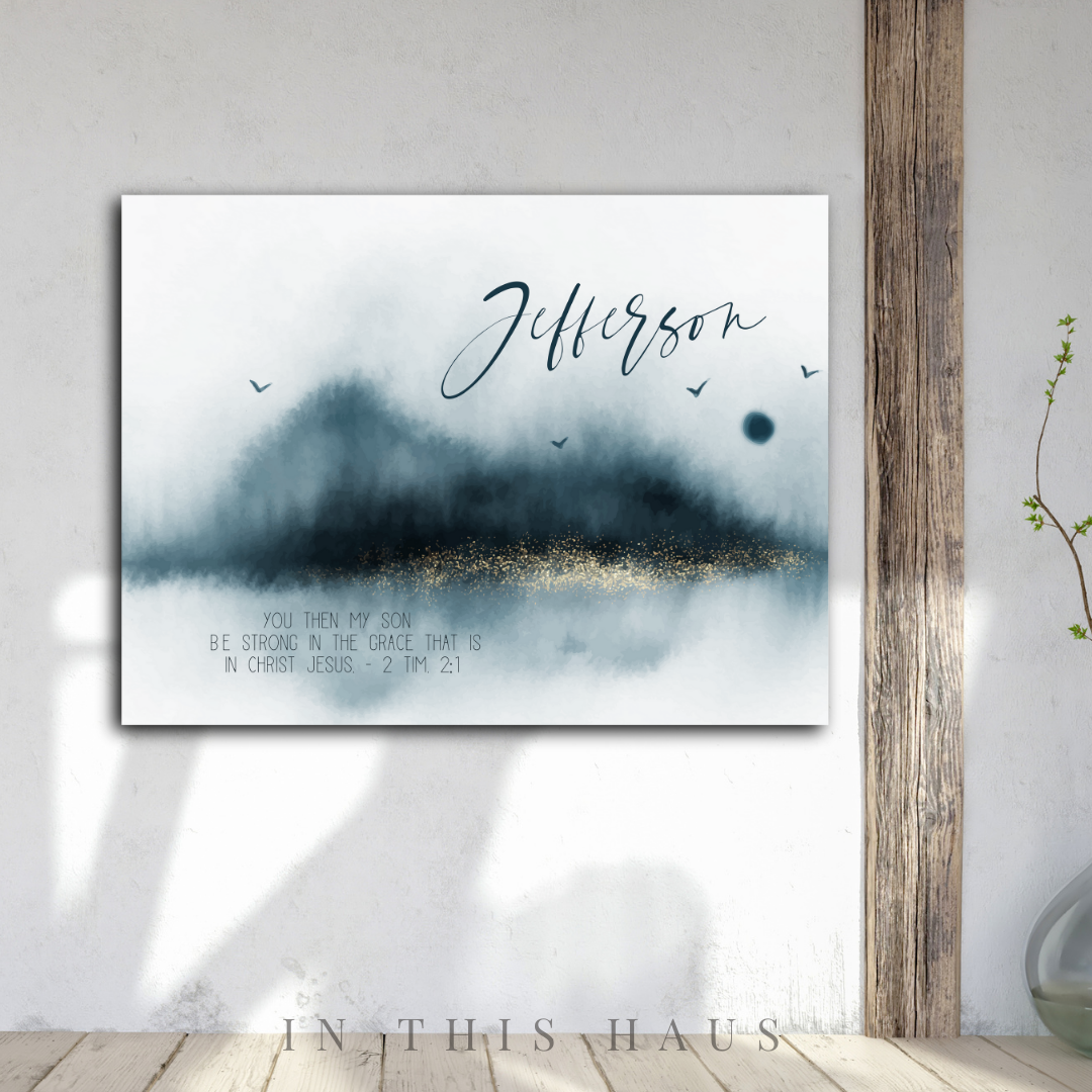 Jefferson Canvas | First or Last Name Personalization