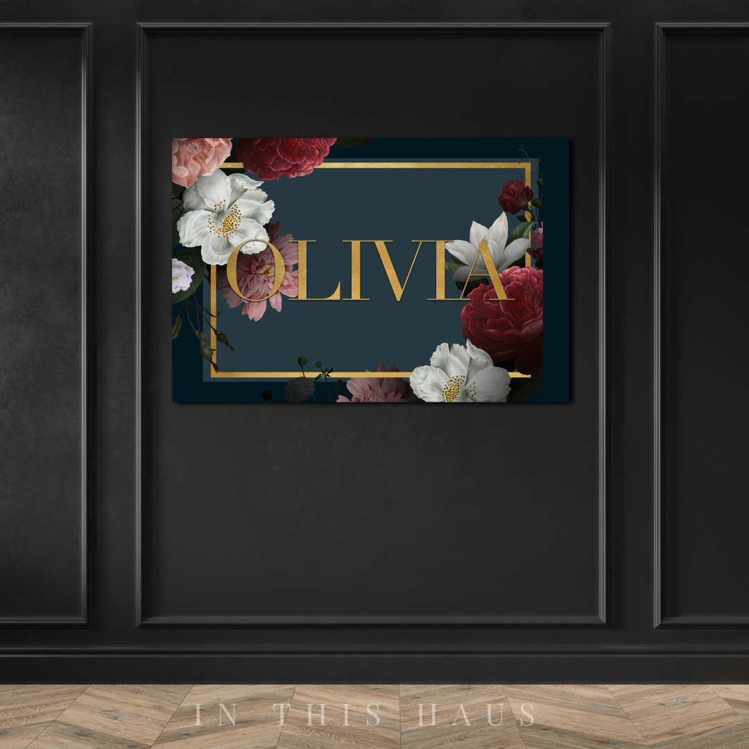 Olivia Canvas | First or Last Name Personalization