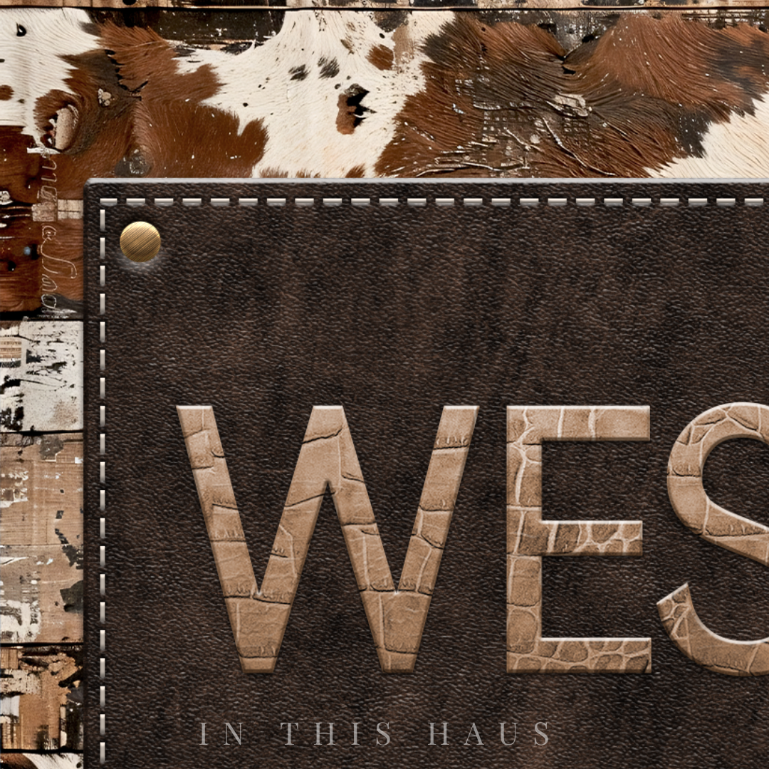 Country home with Western accents featuring the Weston Wall Art.