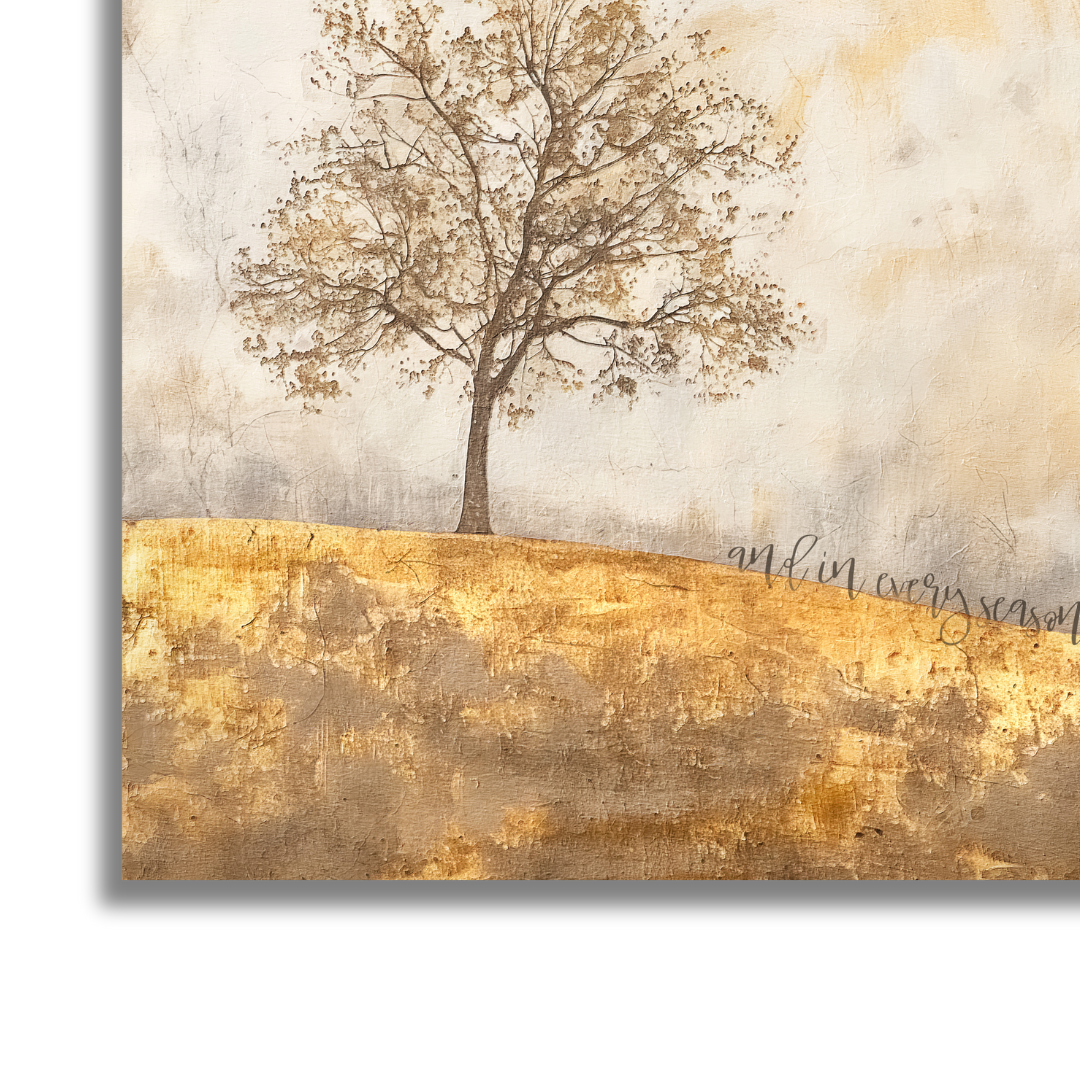 In every Season I will Praise Him Canvas | No Personalization