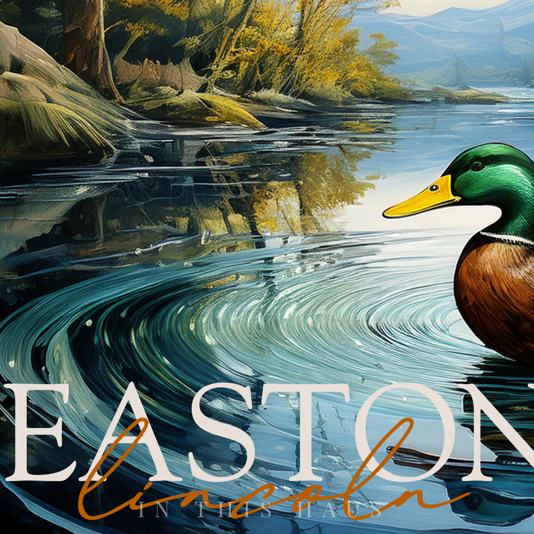 Kid's Personalized Canvas | Custom Duck Wall Art for Children - in this haus