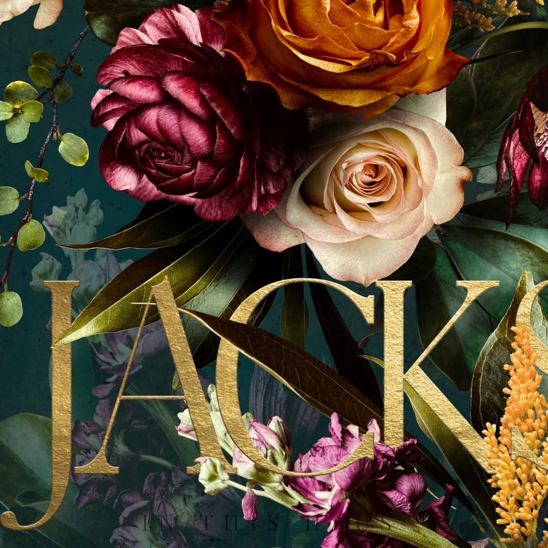 Modern living room paired with the Jackson Floral Canvas for a sophisticated accent.