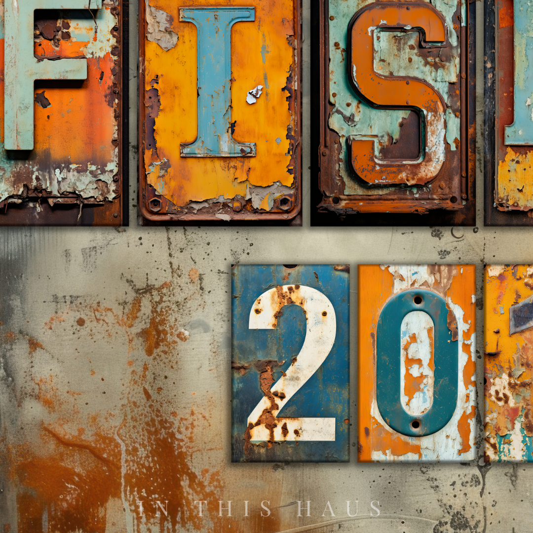 Game room styled with the Fisher Canvas as a focal point for bold rustic decor.