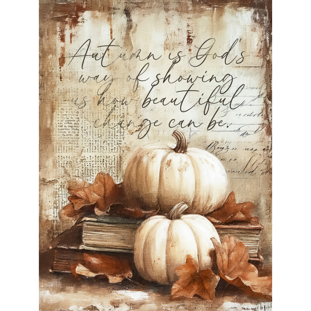 Autumn is God's Way of Showing Us How Beautiful Change Can Be | No Personalization