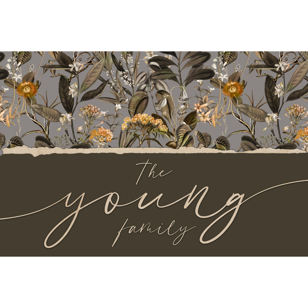Young Canvas | Last Name Personalization