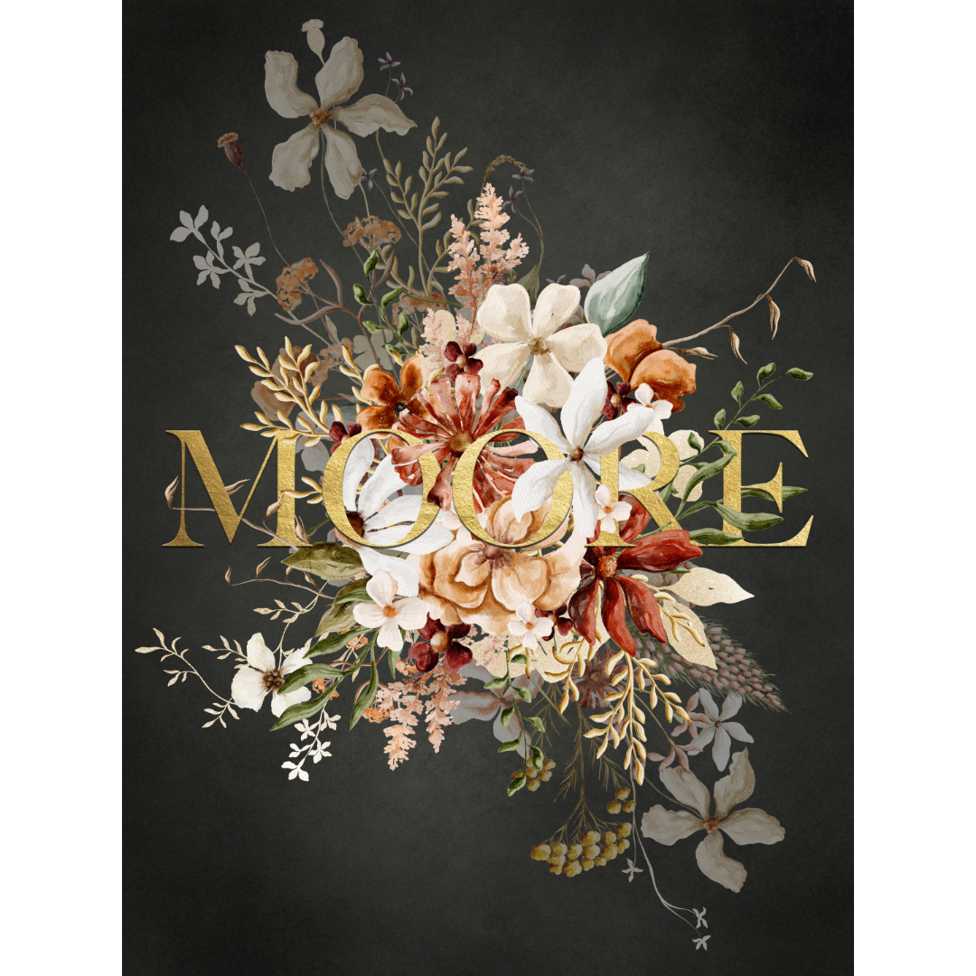 Moore Canvas | First or Last Name Personalization