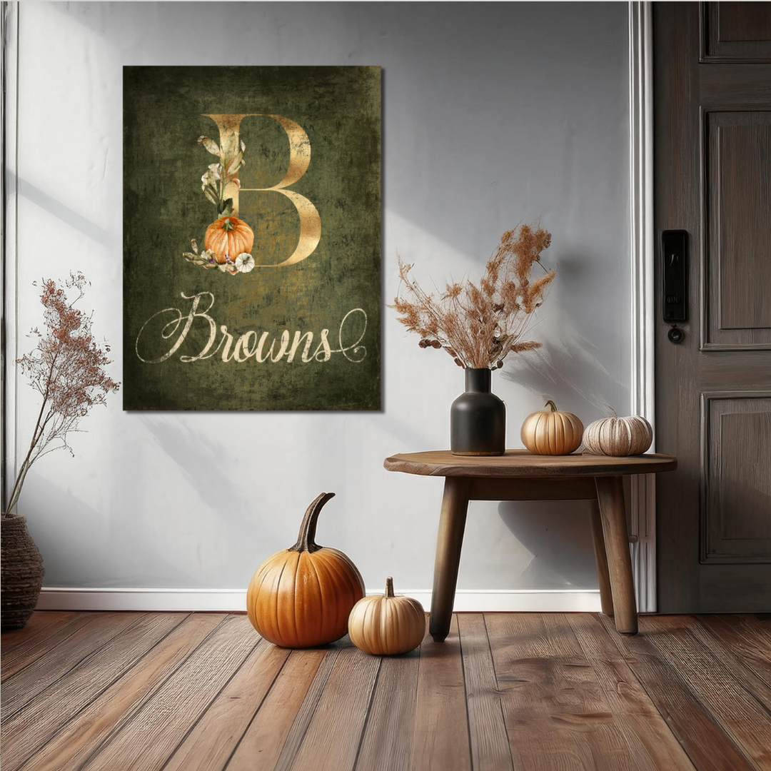 Fall Canvas Collection | Personalized Autumn Wall Art