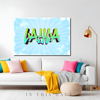 Personalized Neon Printable| Custom Glow Wall Art