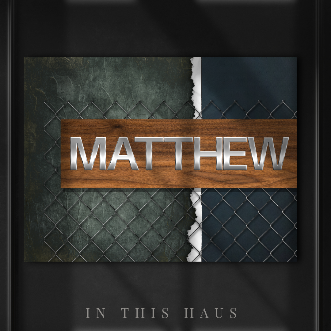 Matthew Canvas | First or Last Name Personalization