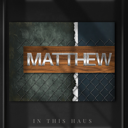 Matthew Canvas | First or Last Name Personalization