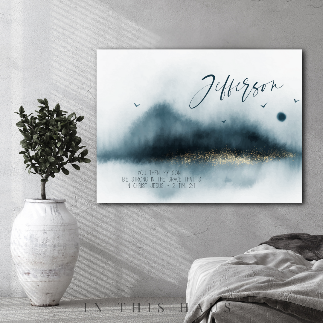 Jefferson Canvas | First or Last Name Personalization