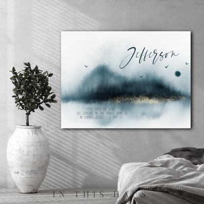 Jefferson Canvas | First or Last Name Personalization