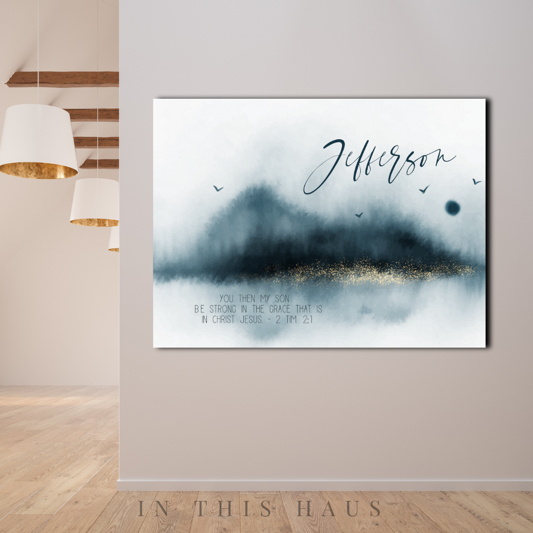 Jefferson Canvas | First or Last Name Personalization