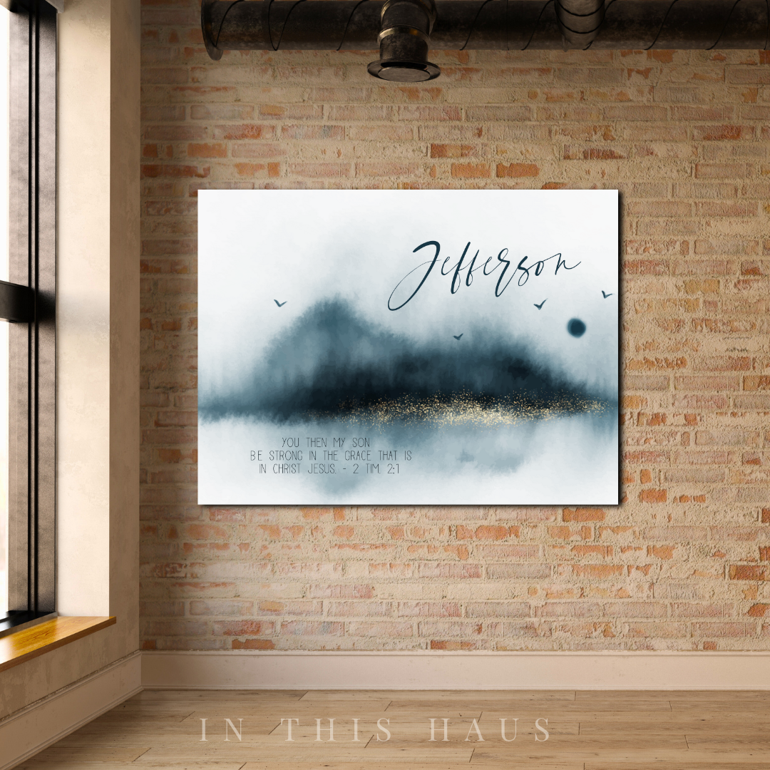 Jefferson Canvas | First or Last Name Personalization
