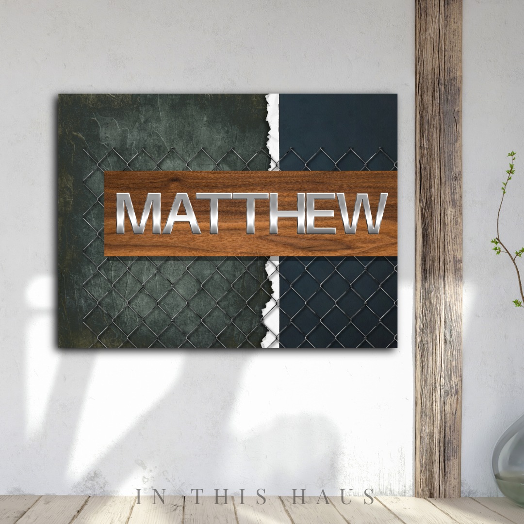 Matthew Canvas | First or Last Name Personalization