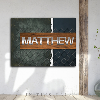Matthew Canvas | First or Last Name Personalization