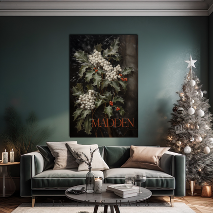 Madden Canvas | Last Name Personalization