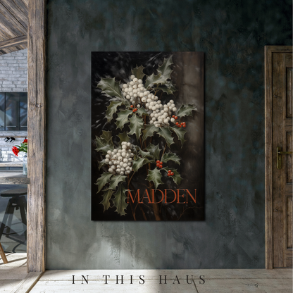 Madden Canvas | Last Name Personalization